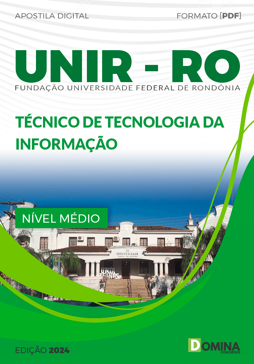 Apostila UNIR RO 2024 Técnico de Tecnologia da Informação