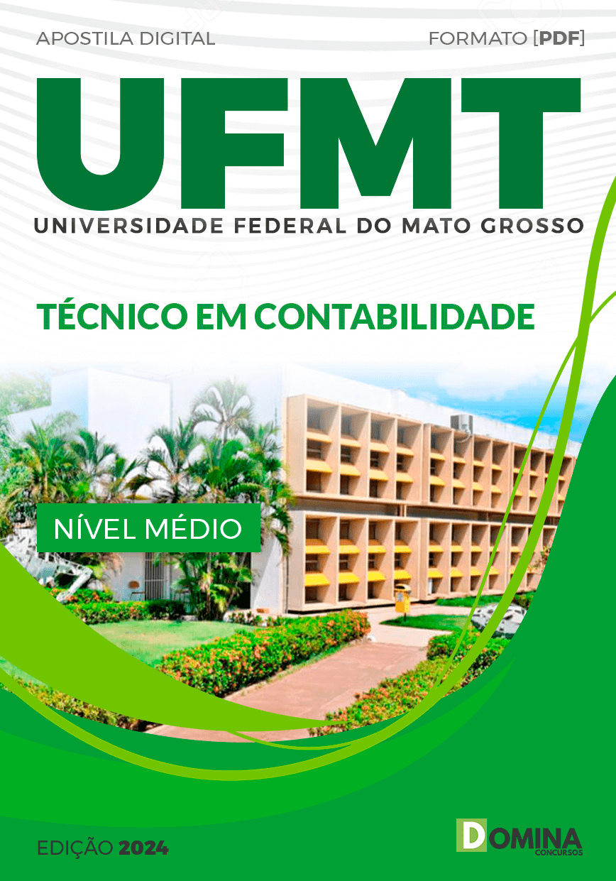 Apostila UFMT 2024 Técnico em Contabilidade