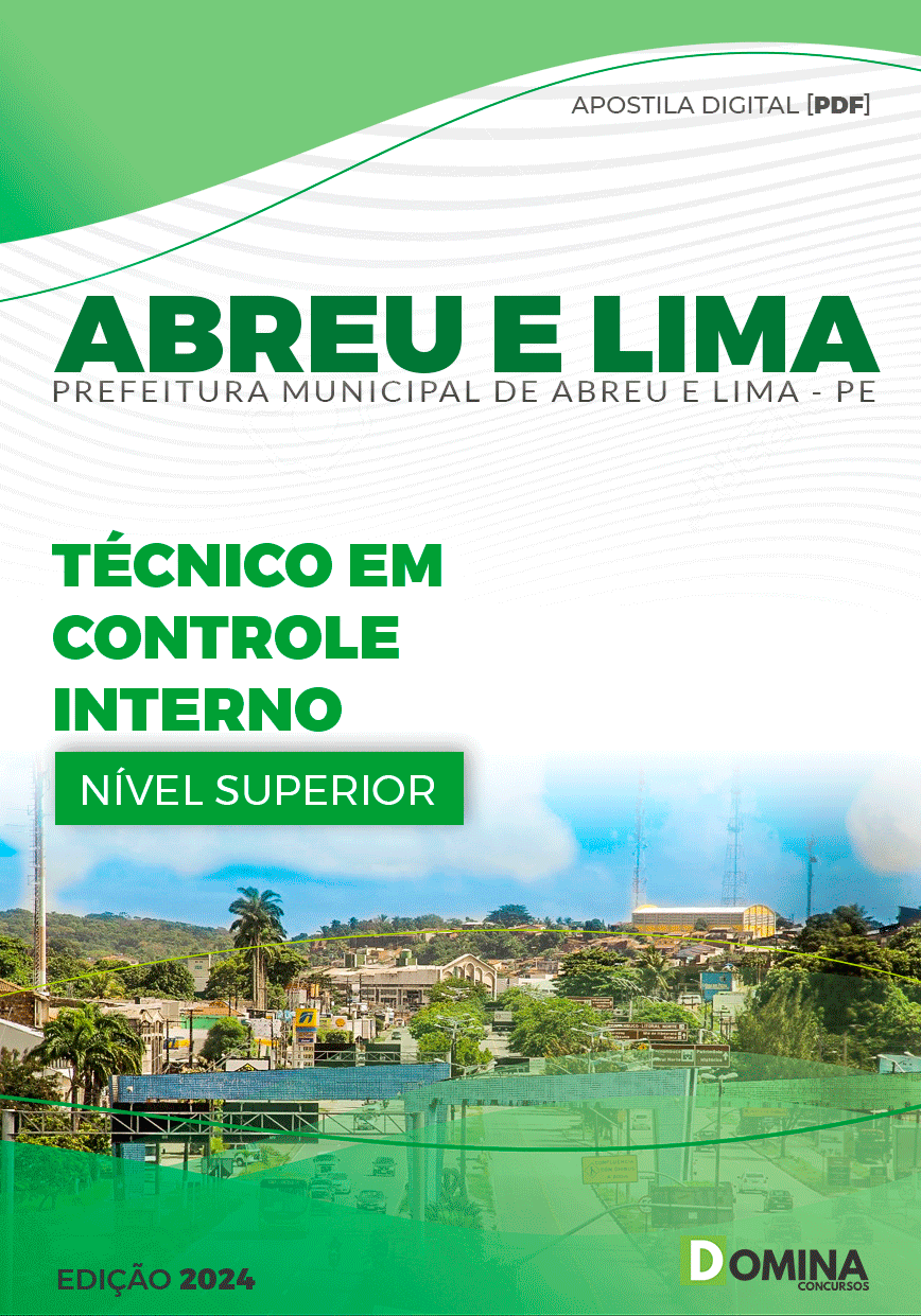Apostila Prefeitura Abreu e Lima PE 2024 Técnico Controle Interno