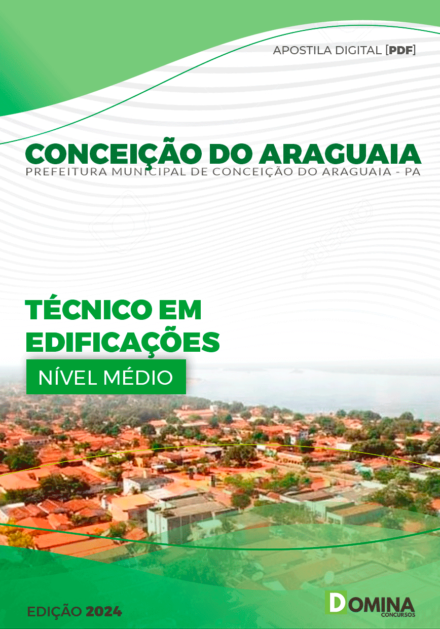 Apostila Prefeitura Conceição do Araguaia PA 2024 Técnico Em Edificações