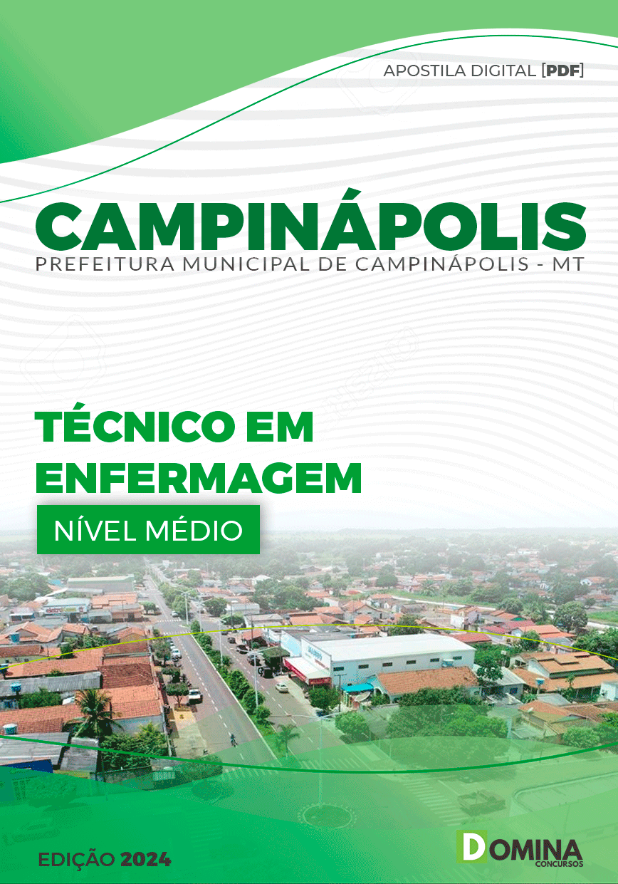 Apostila Prefeitura Campinápolis MT 2024 Técnico Enfermagem