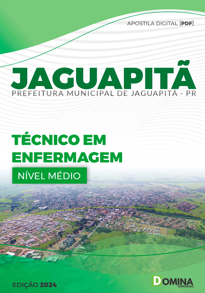 Apostila Prefeitura Jaguapitã PR 2024 Técnico De Enfermagem