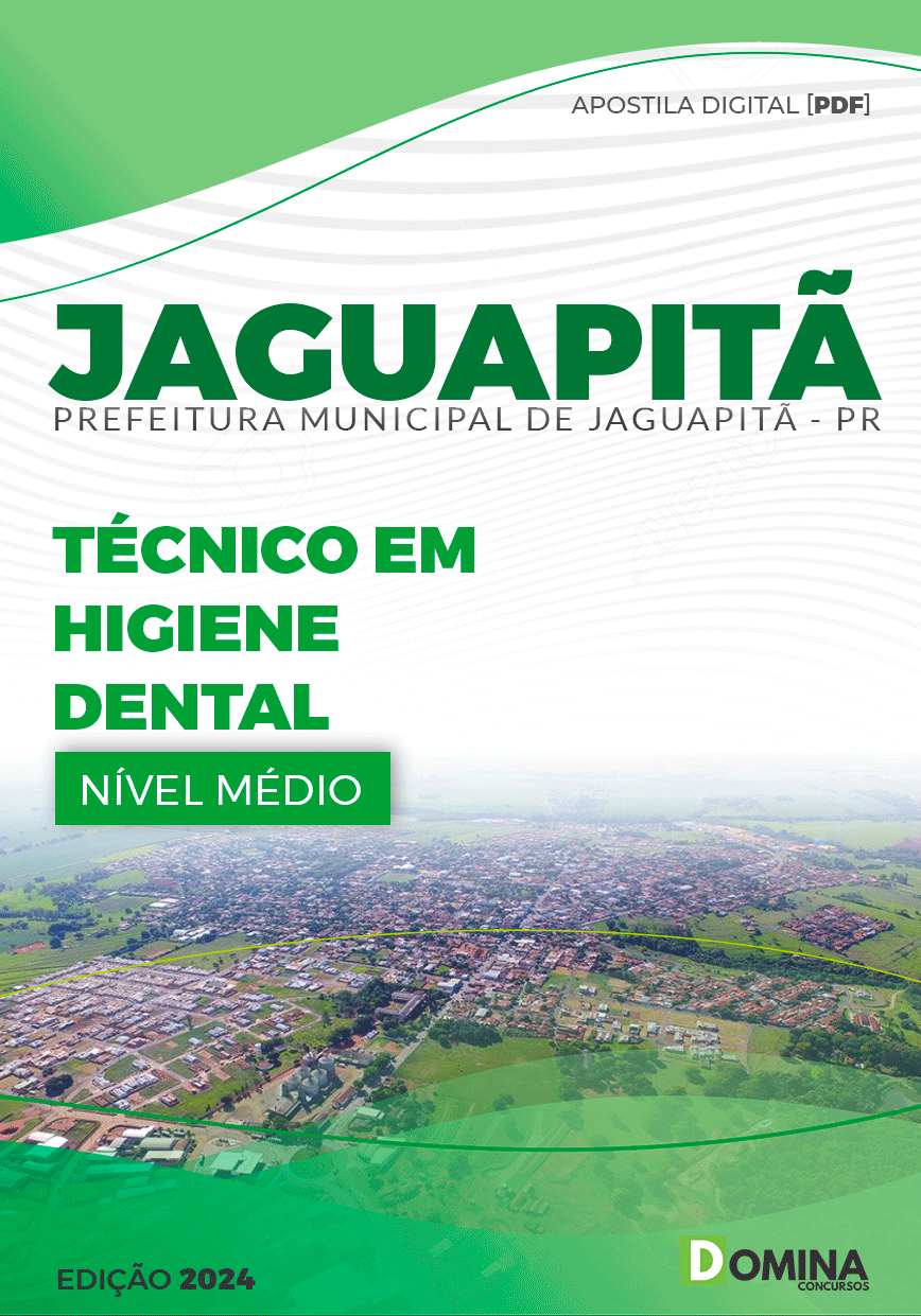 Apostila Prefeitura Jaguapitã PR 2024 Técnico Em Higiene Dental
