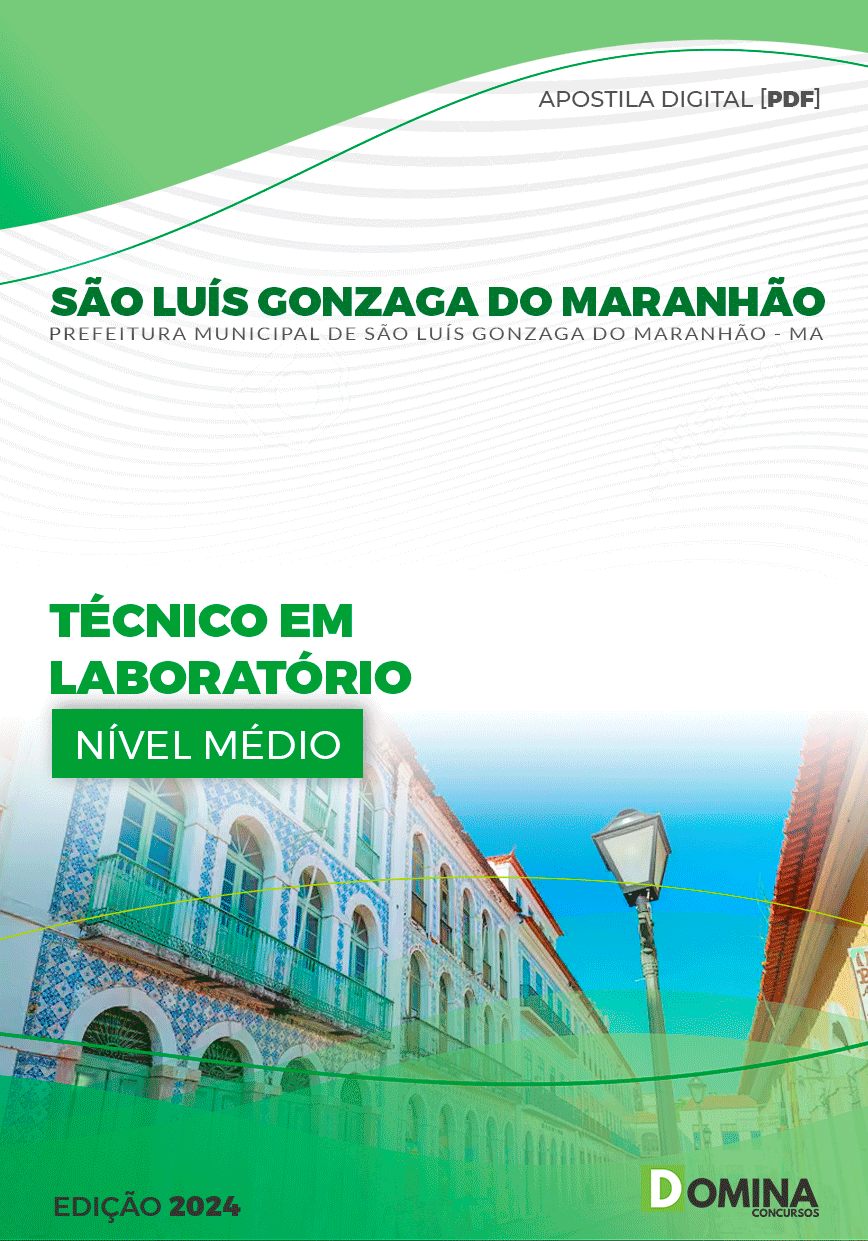 Apostila São Luís Gonzaga Maranhão MA 2024 Tec Laboratório