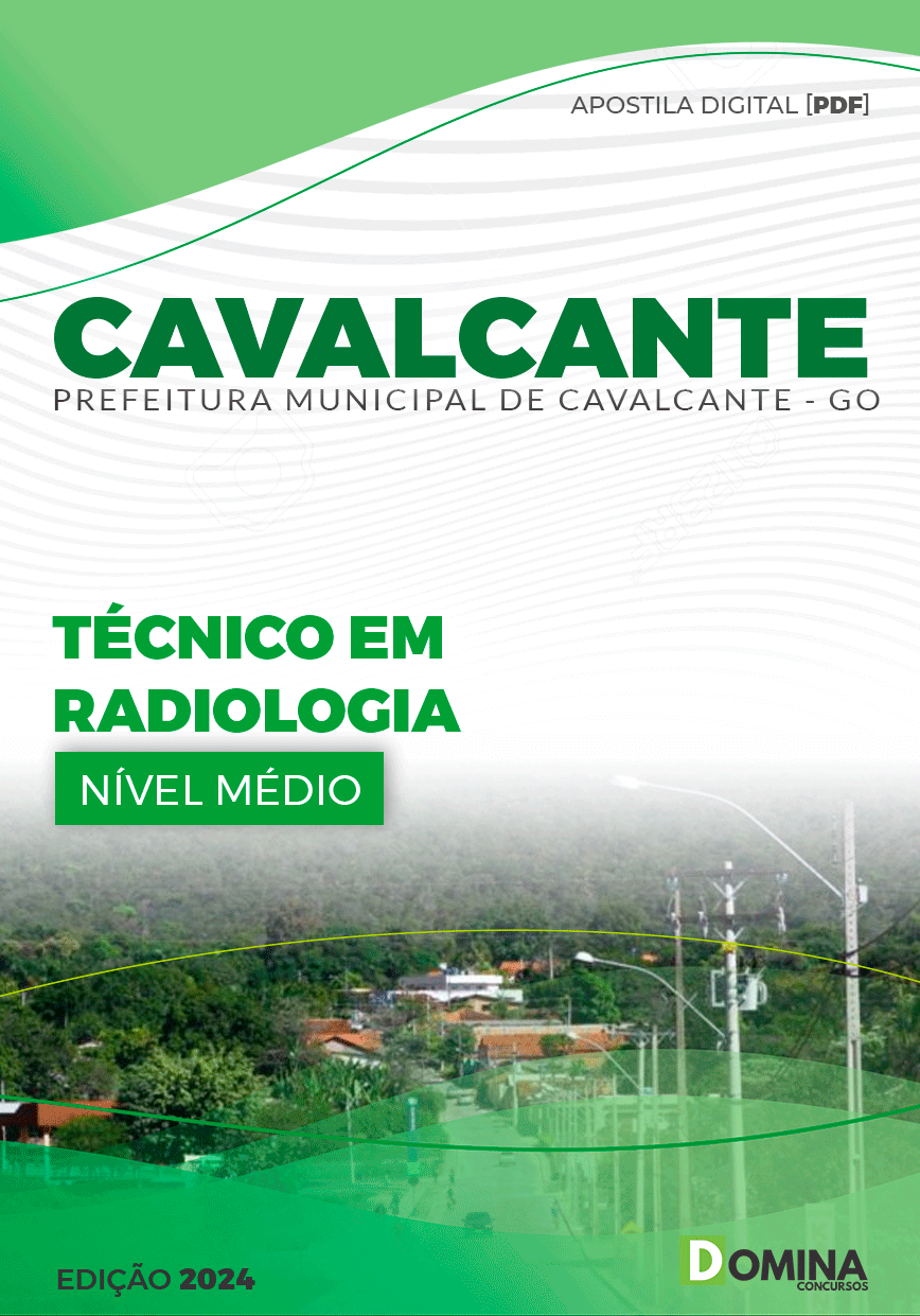 Apostila Prefeitura Cavalcante GO 2024 Técnico em Radiologia