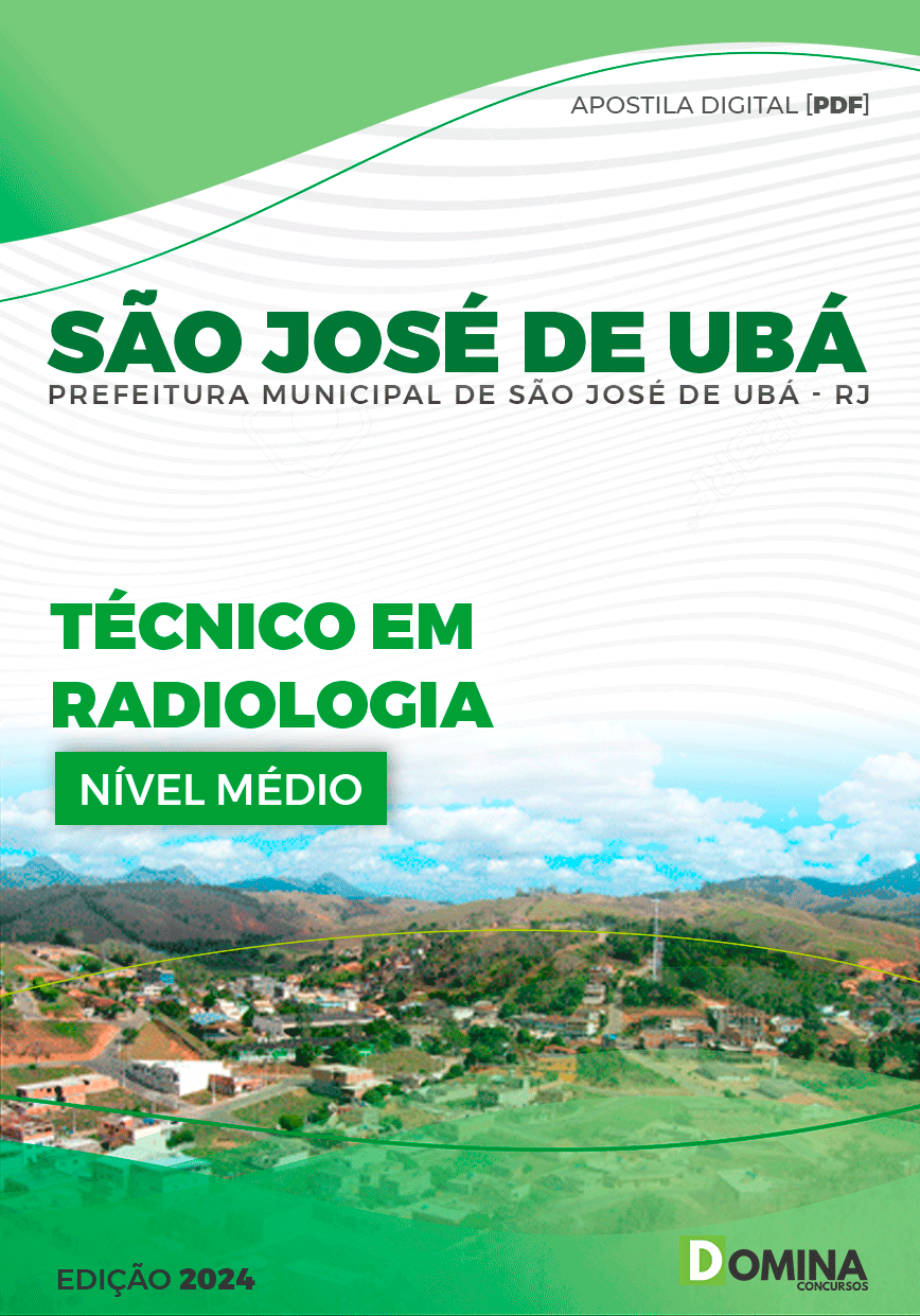 Apostila Prefeitura São José de Ubá RJ 2024 Técnico De Radiologia
