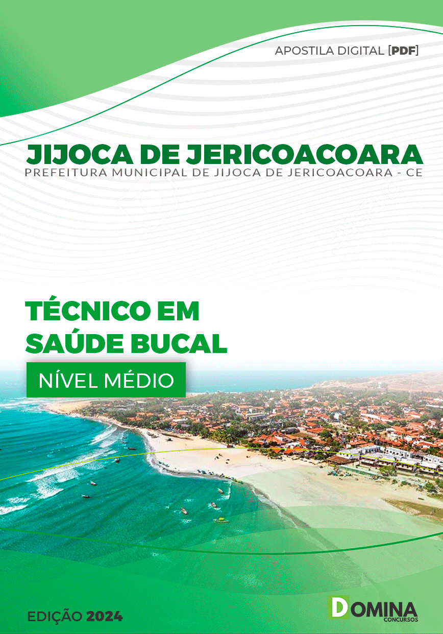 Apostila Prefeitura Jijoca de Jericoacora CE 2024 Técnico Saúde Bucal
