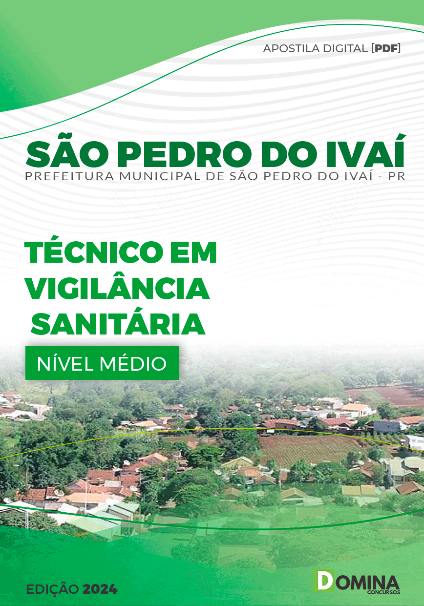 Apostila Prefeitura São Pedro Do Ivaí PR 2024 Téc Vigilância Sanitária