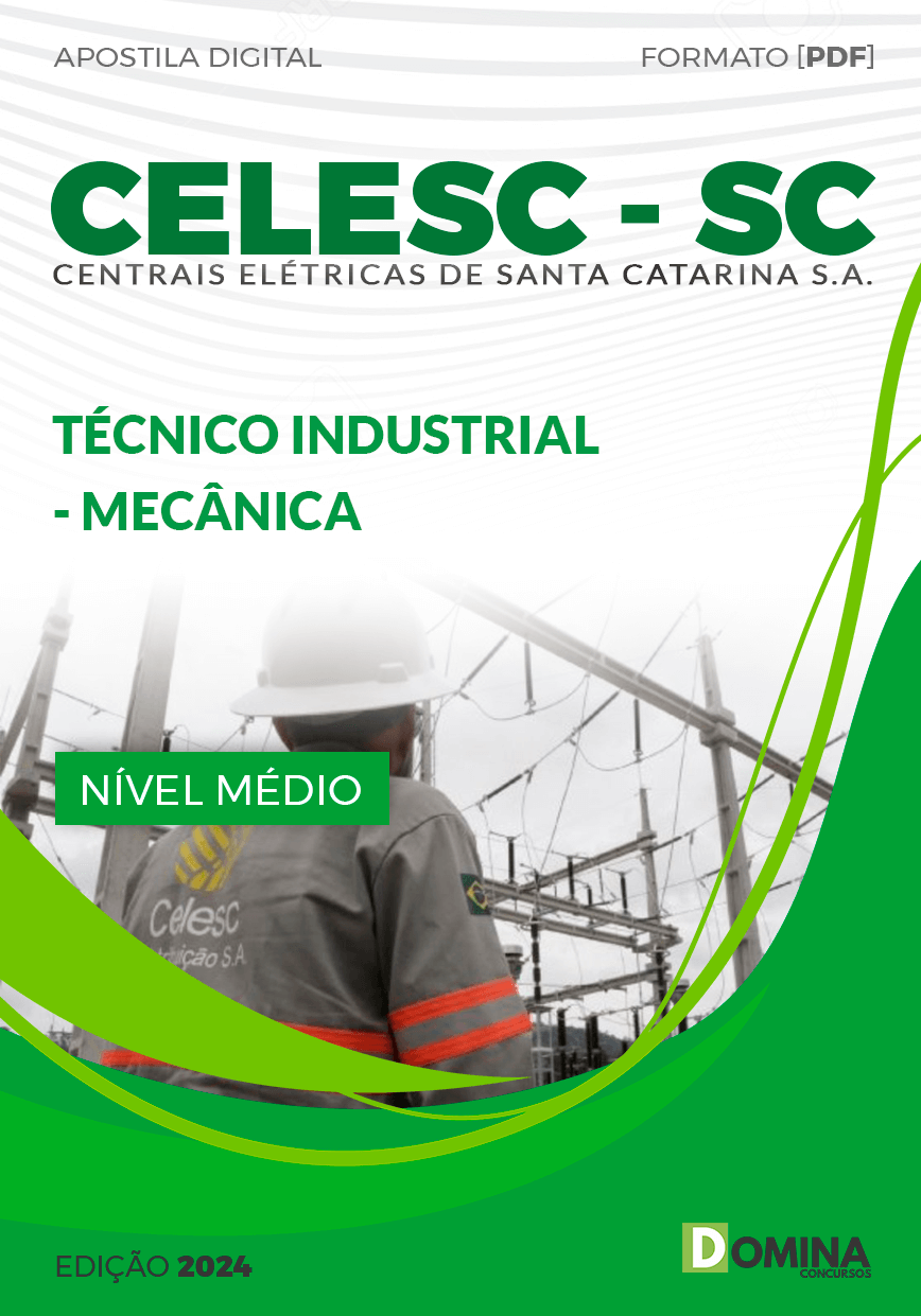 Apostila CELESC SC 2024 Técnico Industrial Mecânico