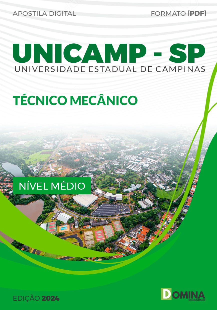Apostila UNICAMP SP 2024 Técnico Mecânico