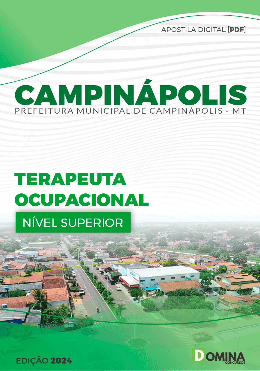 Apostila Prefeitura Campinápolis MT 2024 Terapeuta Ocupacional