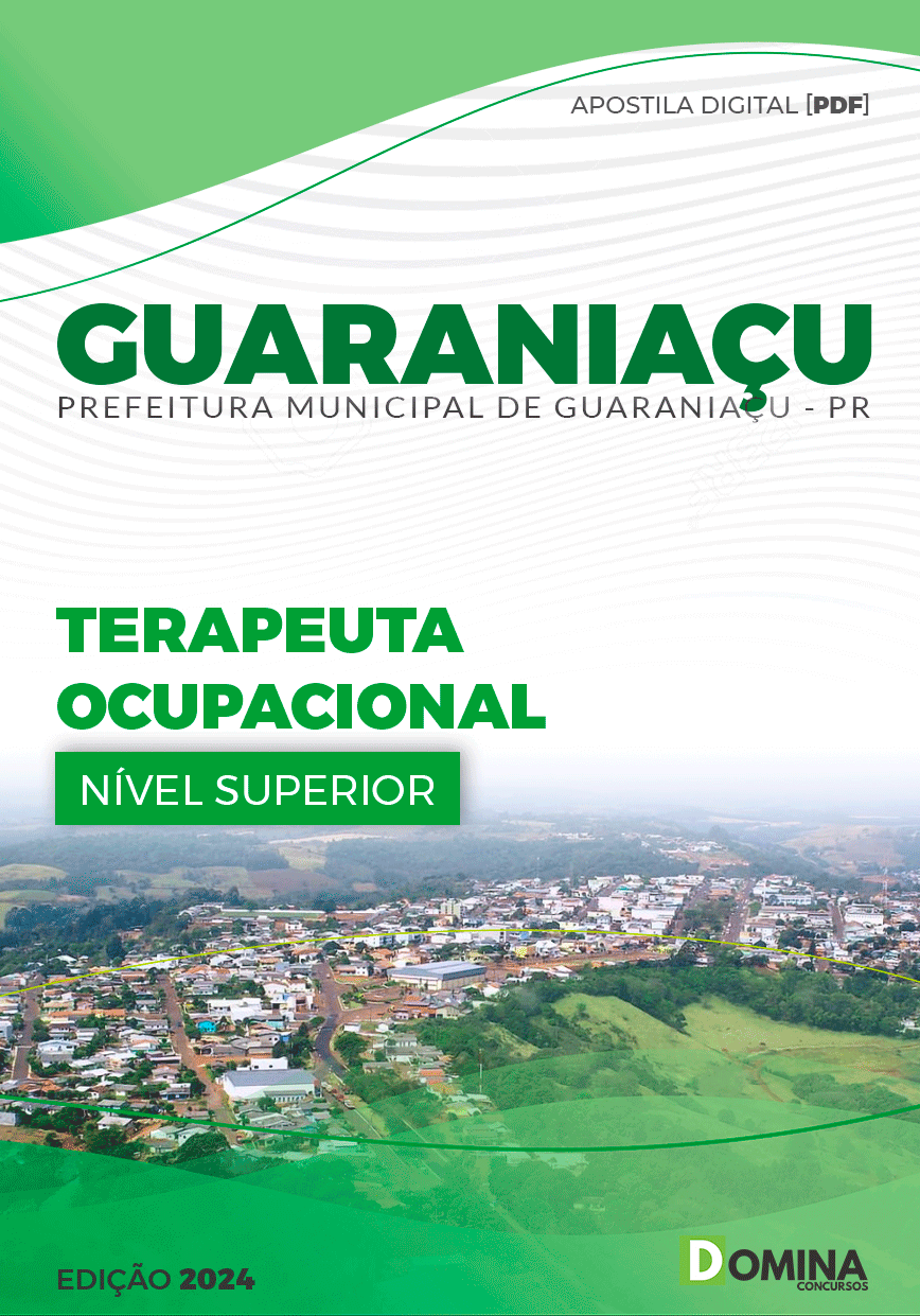 Apostila Prefeitura Guaraniaçu PR 2024 Terapeuta Ocupacional