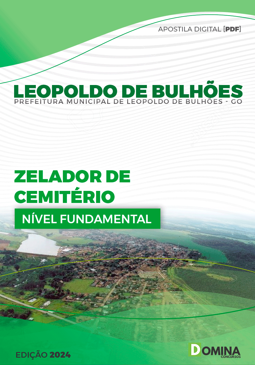 Apostila Prefeitura Leopoldo Bulhões GO 2024 Zelador