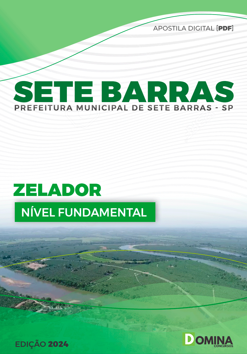 Apostila Prefeitura Sete Barras SP 2024 Zelador