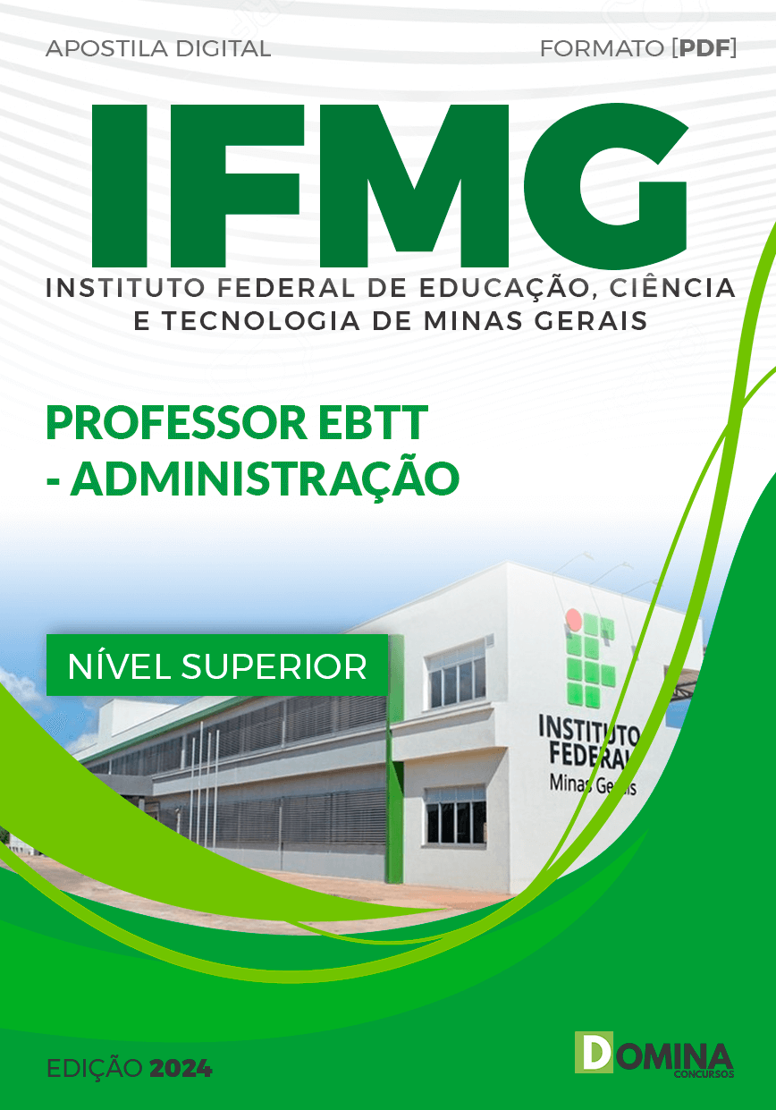 Apostila IFMG 2024 Professor EBTT Administração