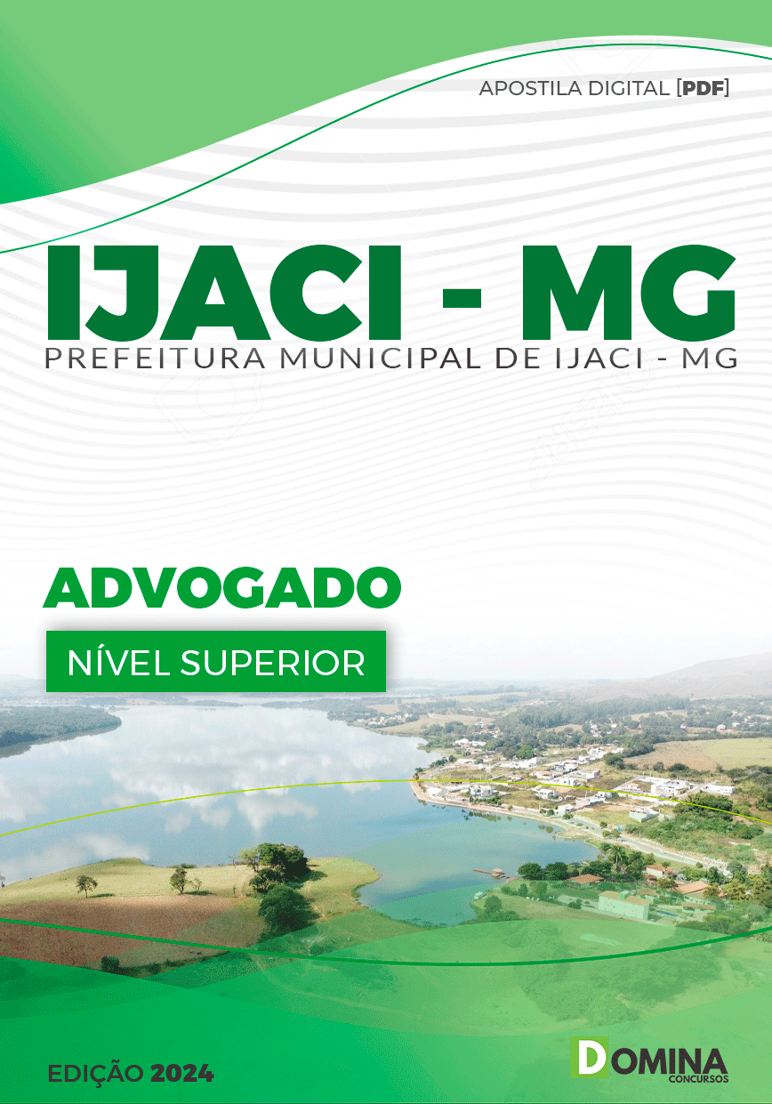 Apostila Ijaci MG 2024 Advogado