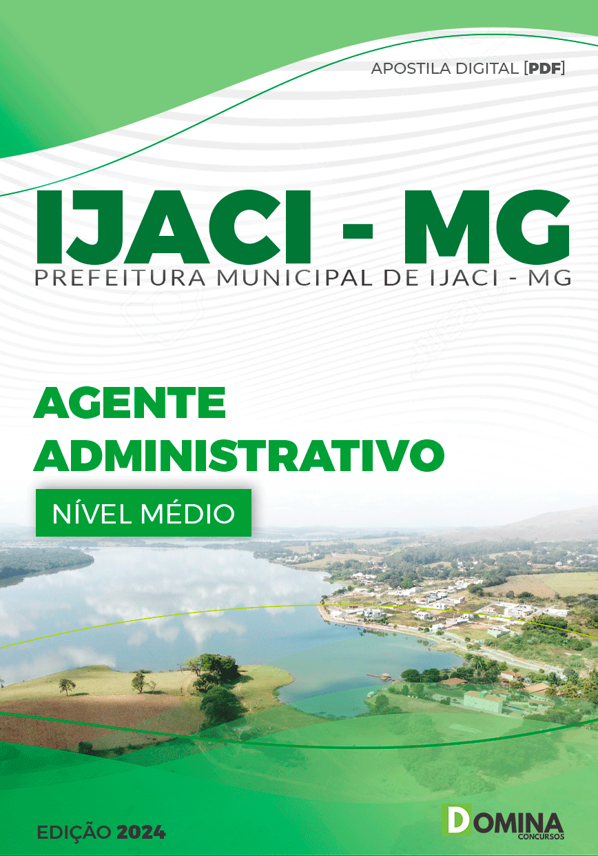 Apostila Ijaci MG 2024 Agente Administrativo