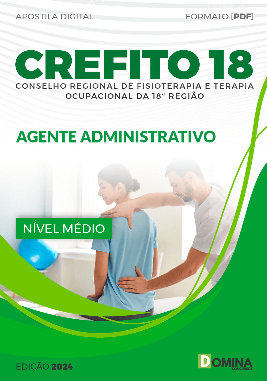 Apostila CREFITO 18 2024 Agente Administrativo