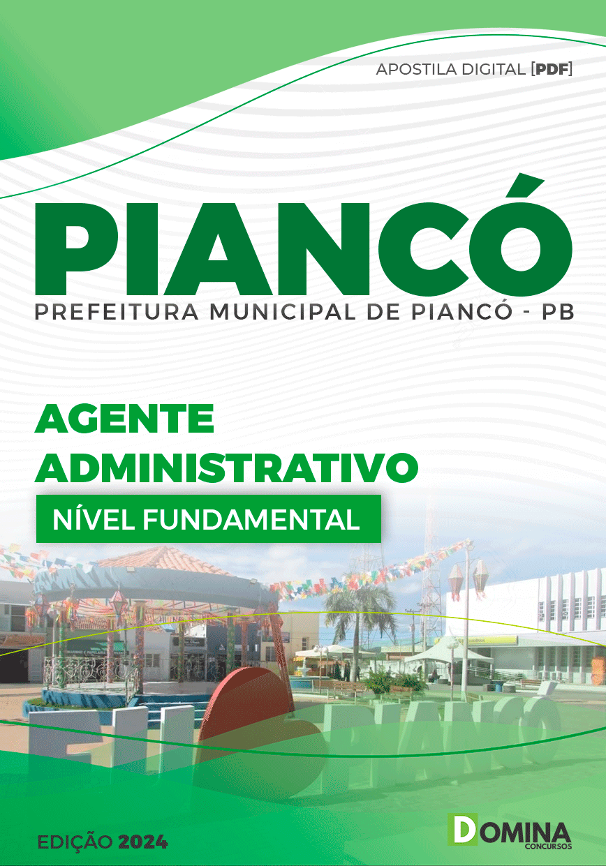 Apostila Piancó PB 2024 Agente Administrativo