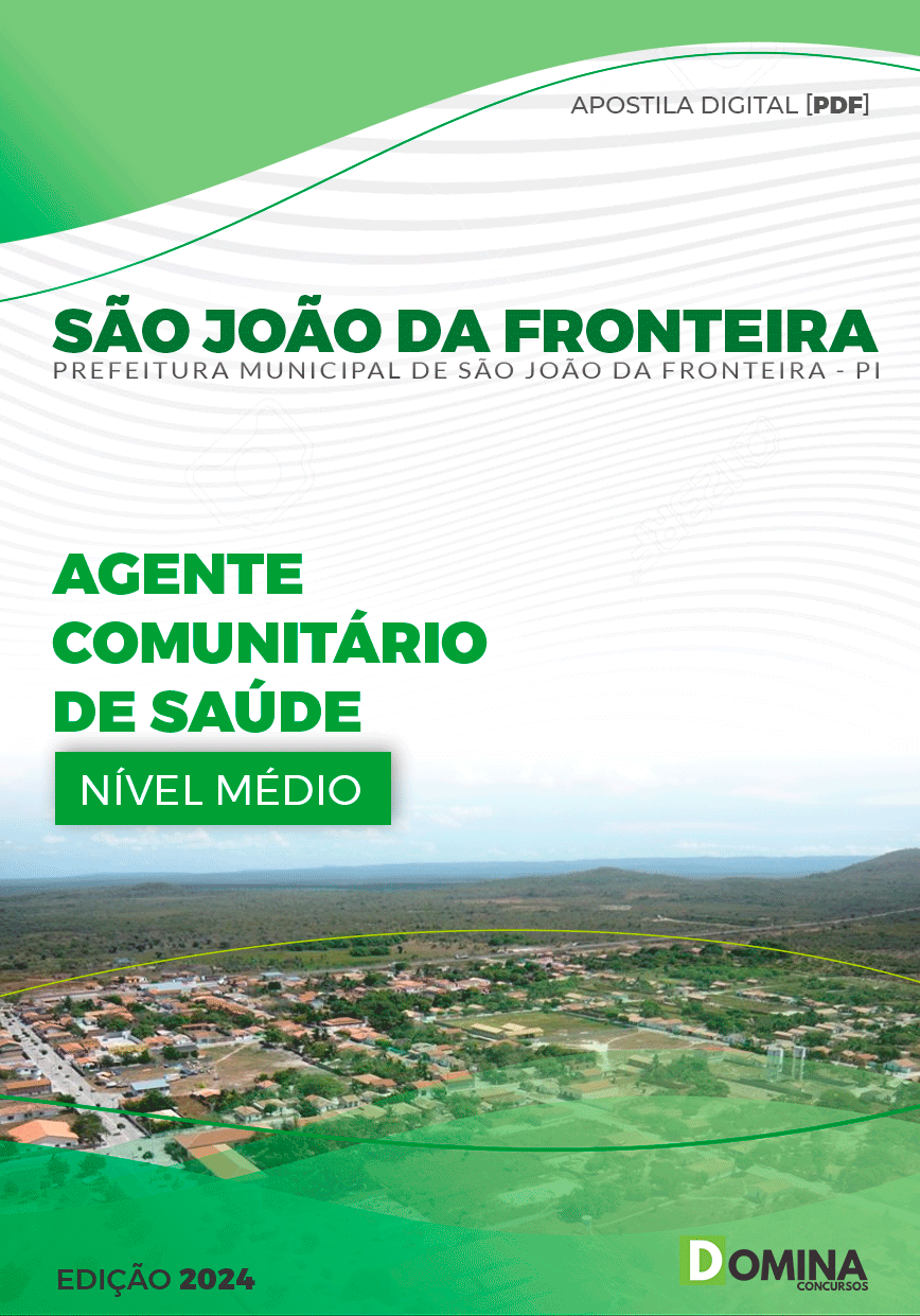 Apostila Agente Comunitário de Saúde São João Fronteira PI 2024