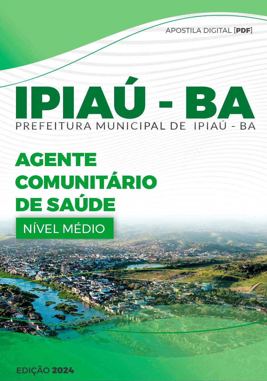 Apostila Ipiaú BA 2024 Agente Comunitário de Saúde