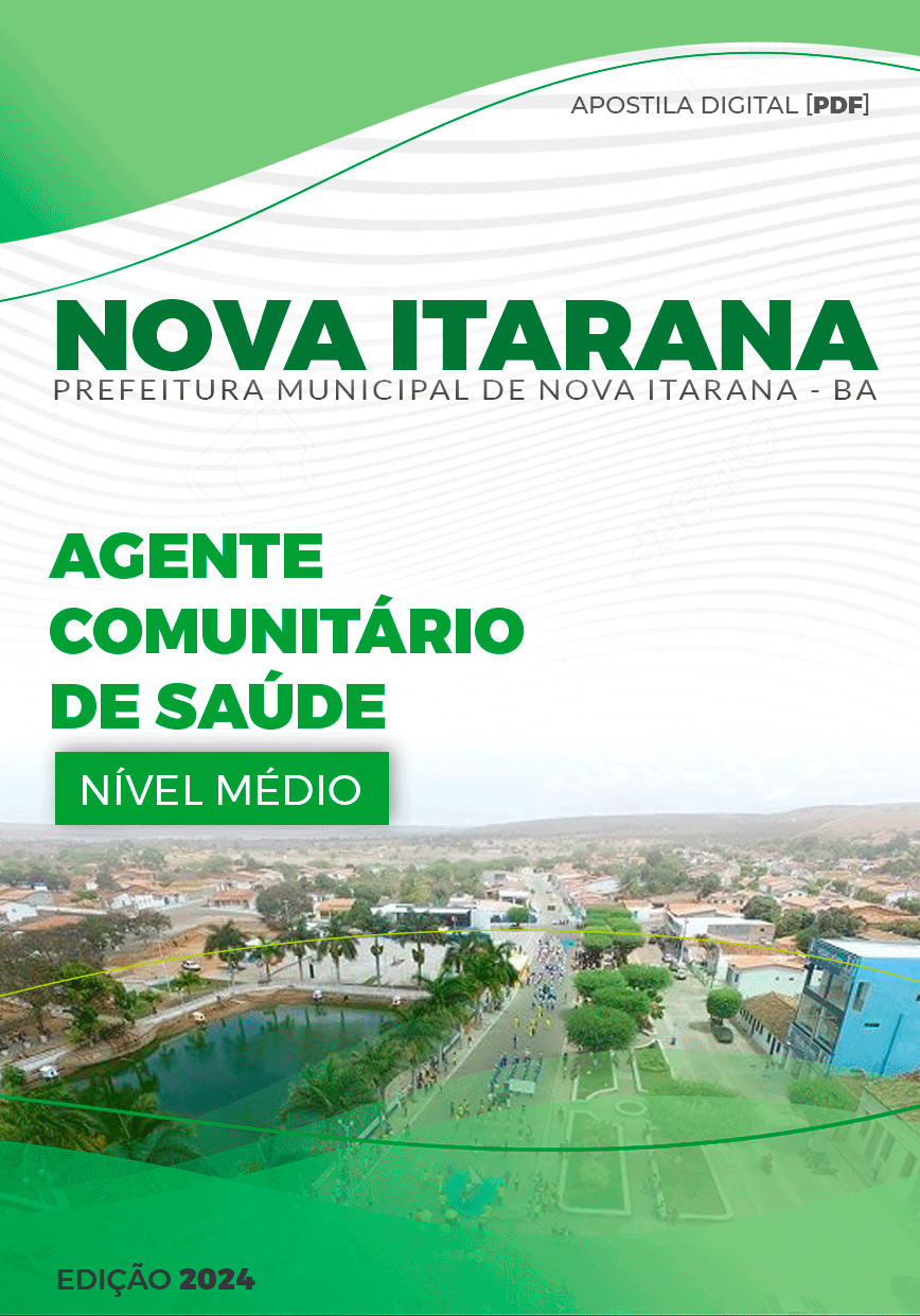 Apostila Agente Comunitário de Saúde Nova Itarana BA 2024