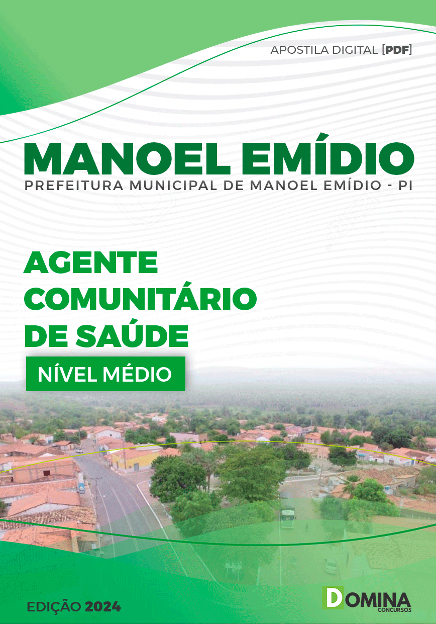 Apostila Manoel Emídio PI 2024 Agente Comunitário De Saúde