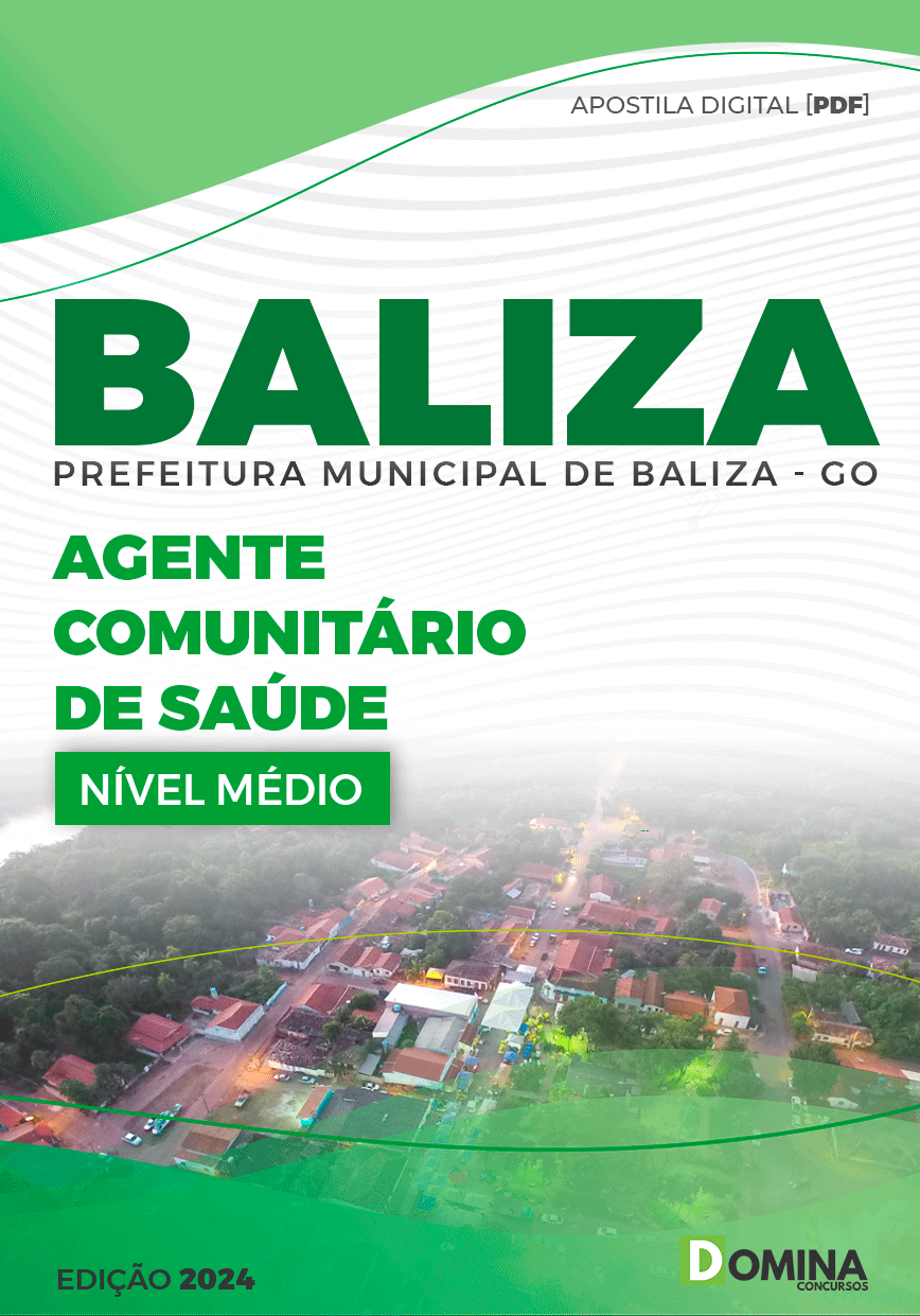 Apostila Agente Comunitário de Saúde Baliza GO 2024