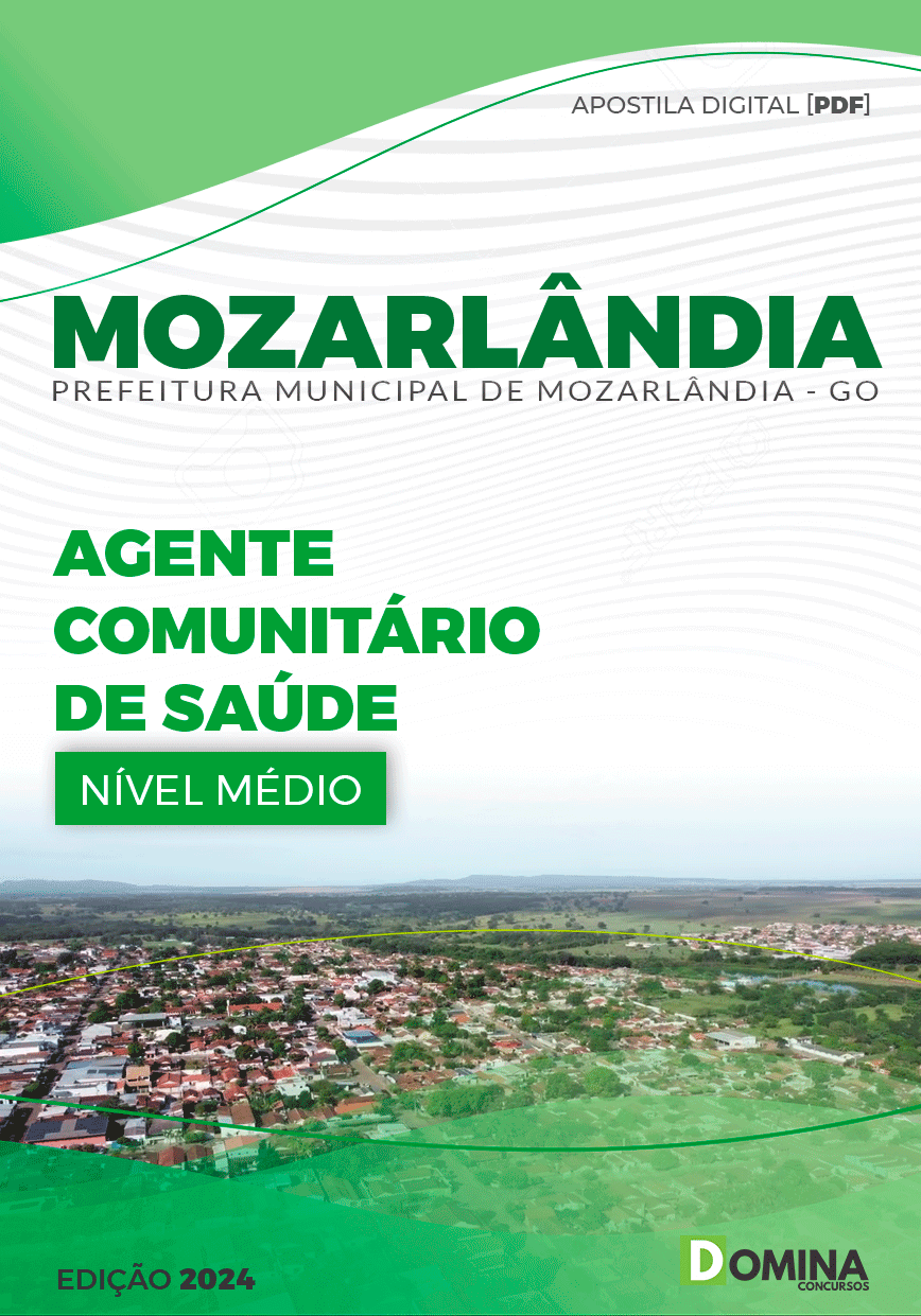 Apostila Agente Comunitário de Saúde Mozarlândia GO 2024