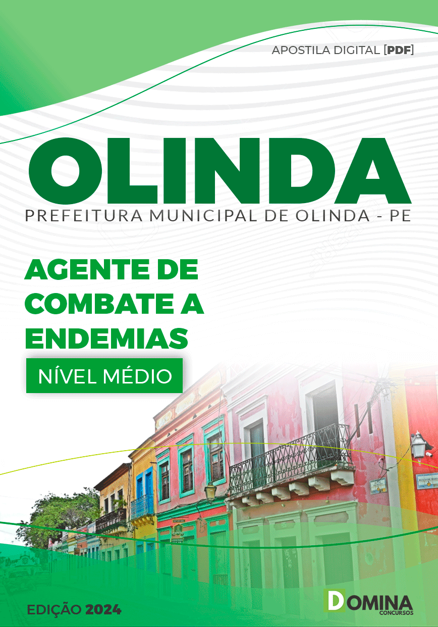 Apostila Olinda PE 2024 Agente De Combate A Endemias