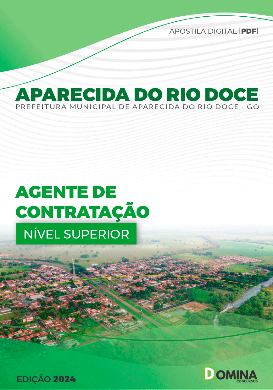Apostila Aparecida do Rio Doce GO 2024 Agente De Contratação