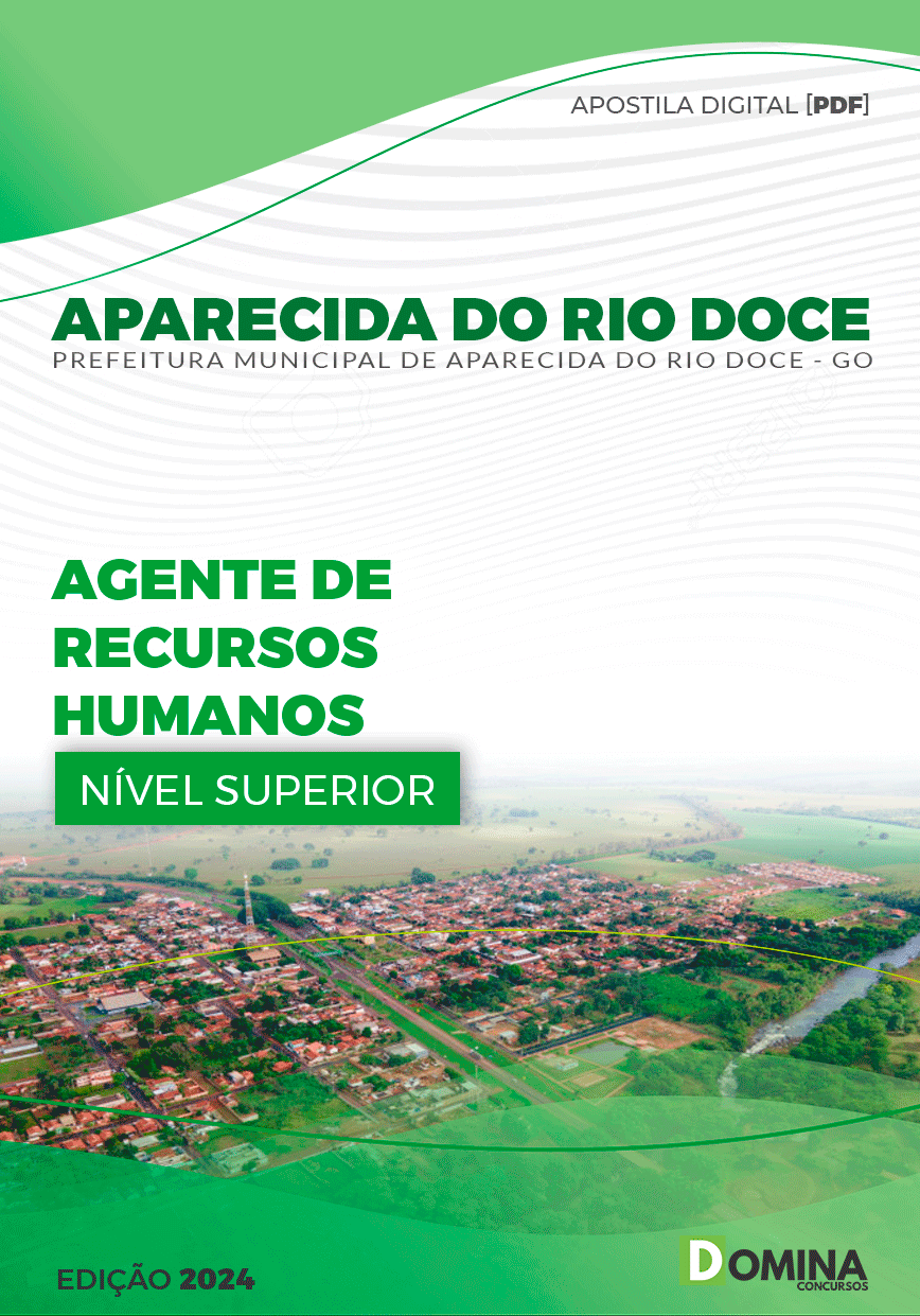 Apostila Aparecida do Rio Doce GO 2024 Ag Recursos Humanos