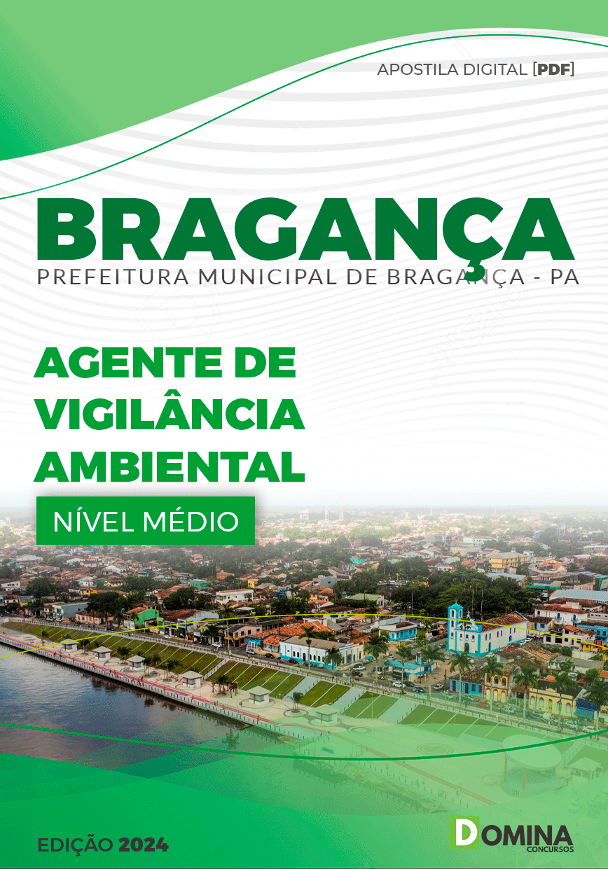 Apostila Prefeitura Bragança PA 2024 Agente De Vigilância Ambiental