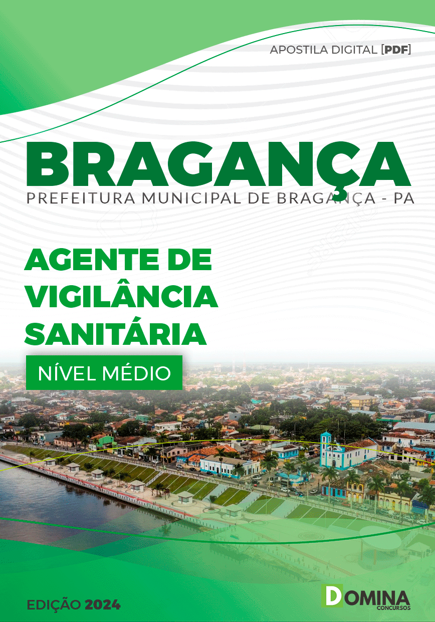 Apostila Prefeitura Bragança PA 2024 Agente De Vigilância Sanitária