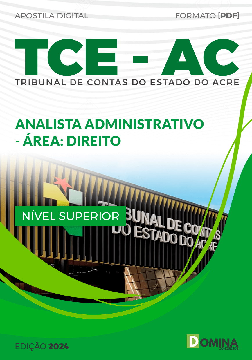 Apostila Analista Administrativo Direito TCE AC 2024