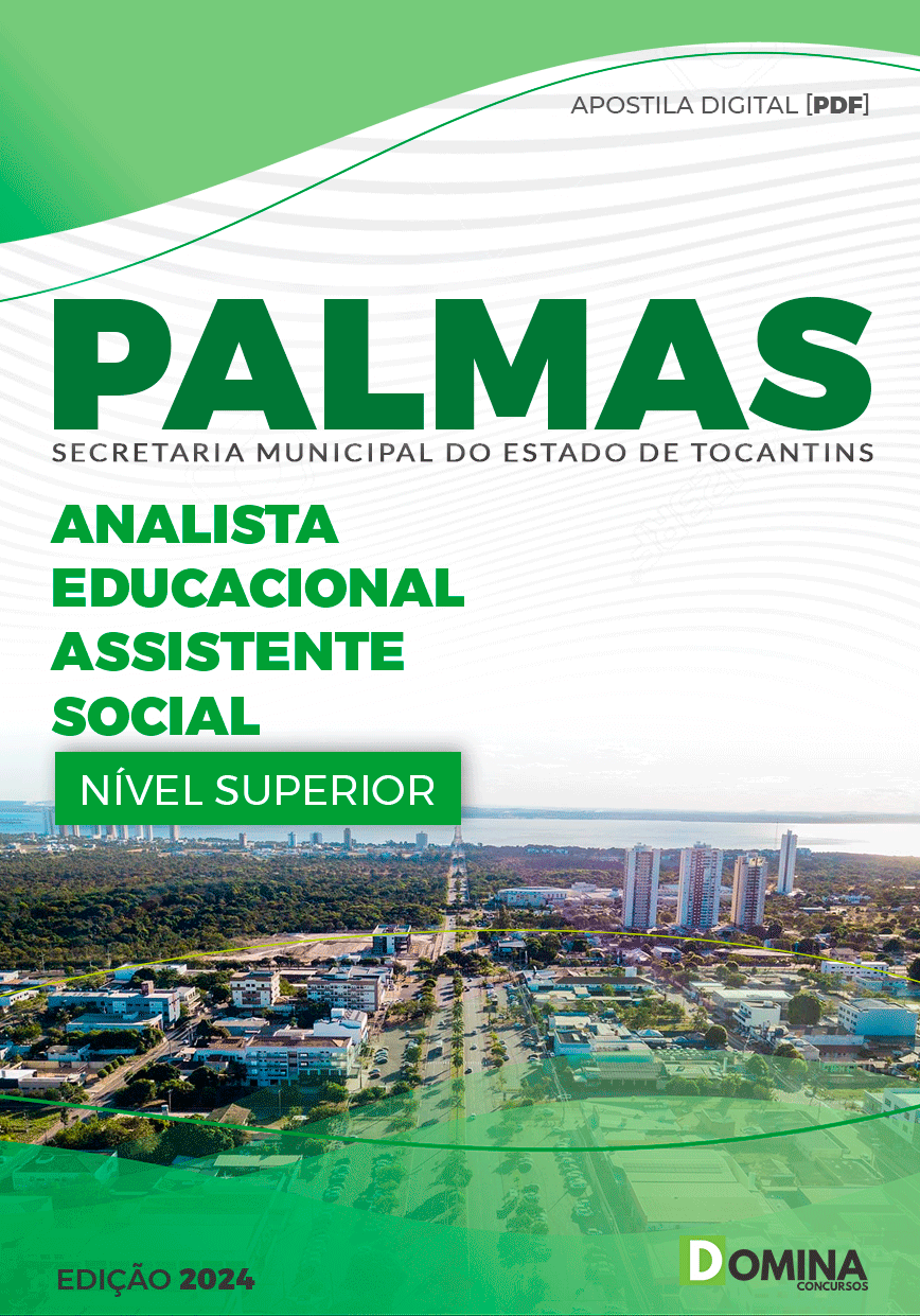 Apostila Analista Educ Assistente Social SME Palmas TO 2024