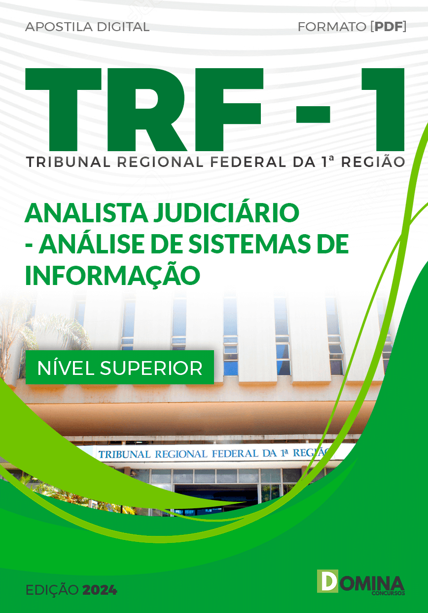 Apostila Analista Judiciário Análise Sist de Informação TRF 1 2024
