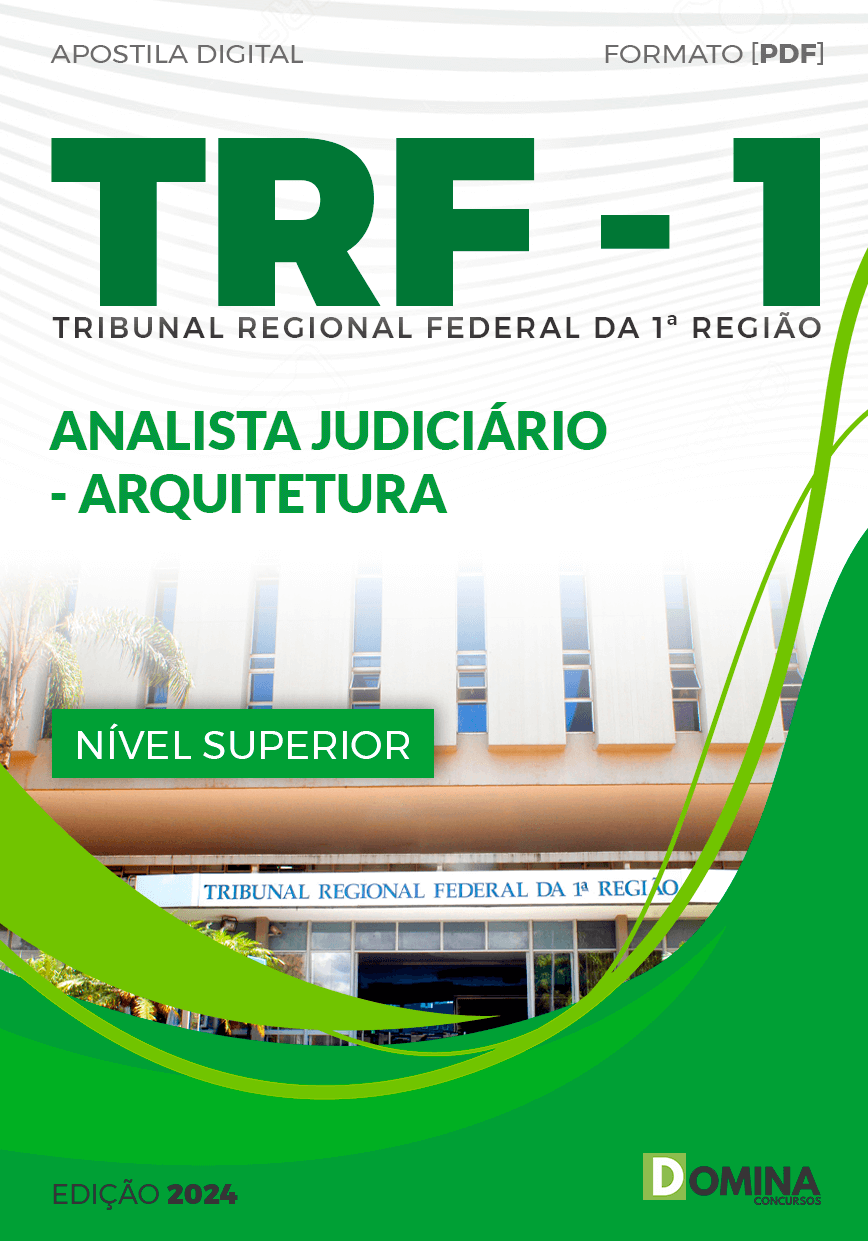 Apostila Analista Judiciário Arquitetura TRF 1 2024