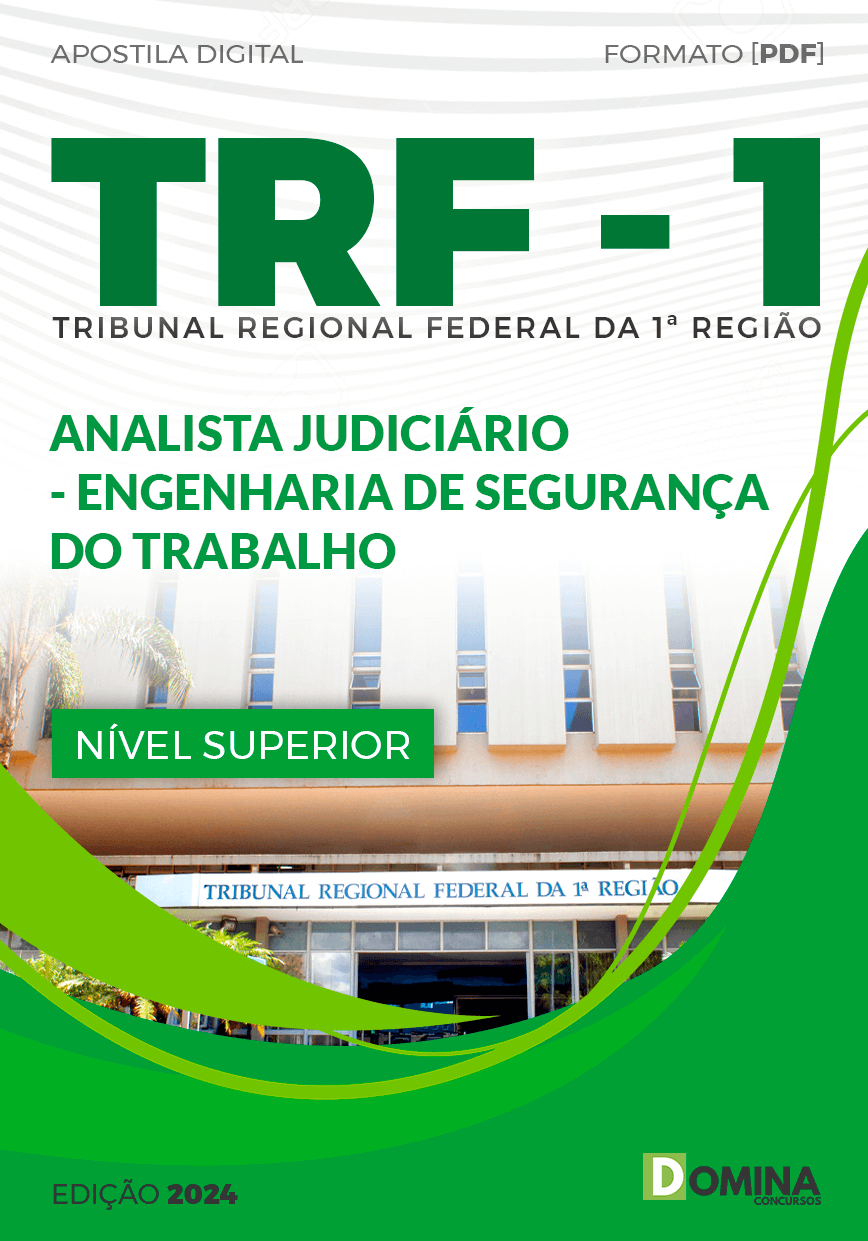 Apostila Analista Judiciário Engenharia Segur Trabalho TRF 1 2024