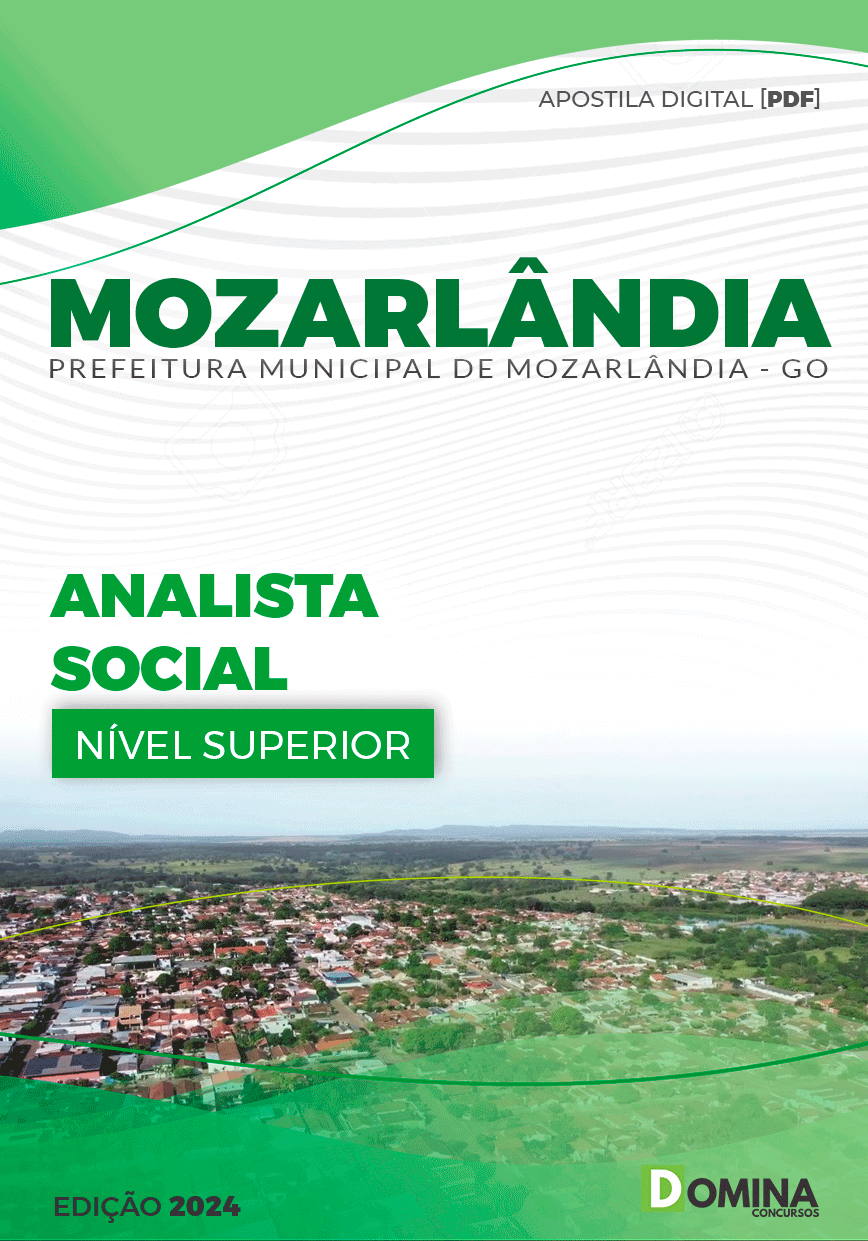 Apostila Analista Social Mozarlândia GO 2024