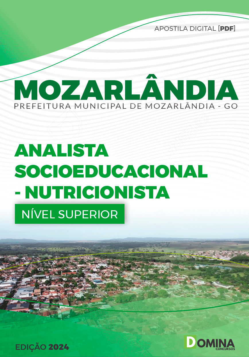 Apostila Nutricionista Mozarlândia GO 2024