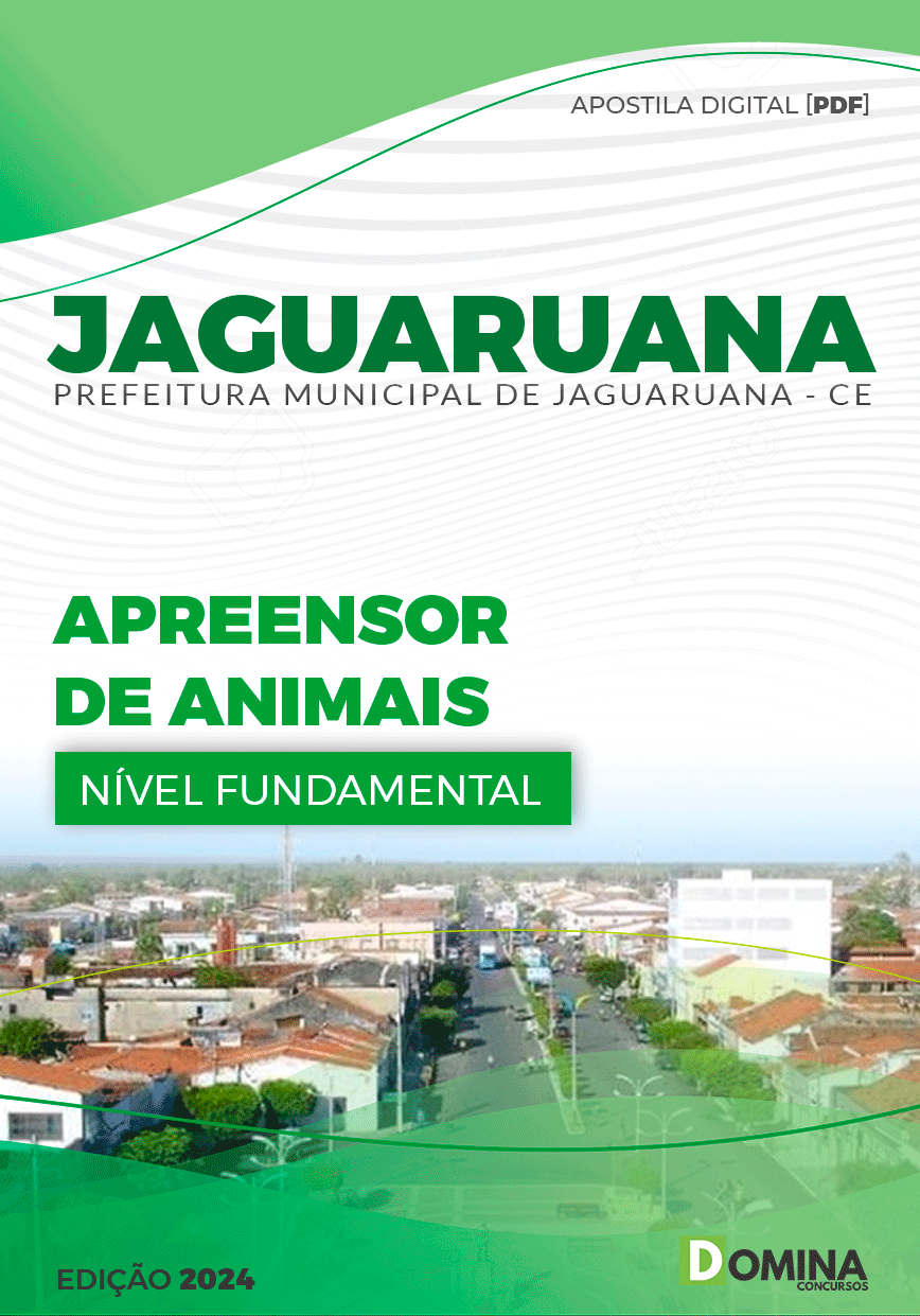Apostila Apreensor de Animais Jaguaruana CE 2024