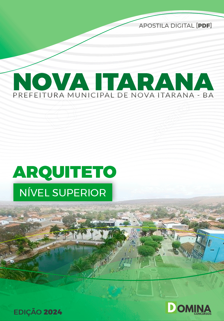 Apostila Arquiteto Nova Itarana BA 2024