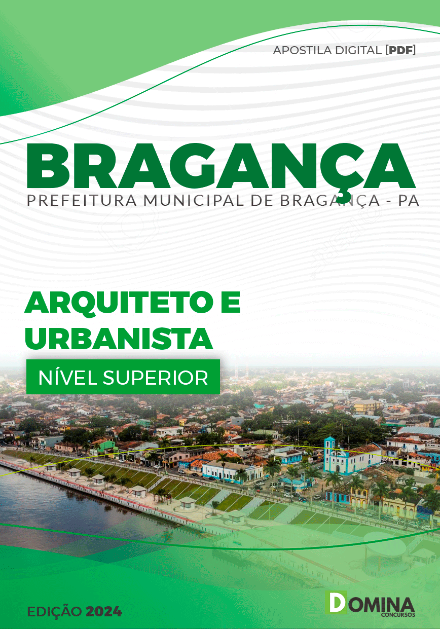 Apostila Prefeitura Bragança PA 2024 Arquiteto E Urbanista