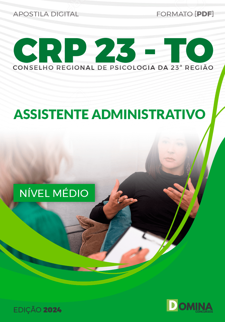 Apostila CRP 23 TO 2024 Assistente Administrativo