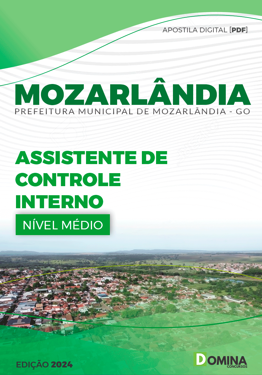 Apostila Assistente de Controle Interno Mozarlândia GO 2024