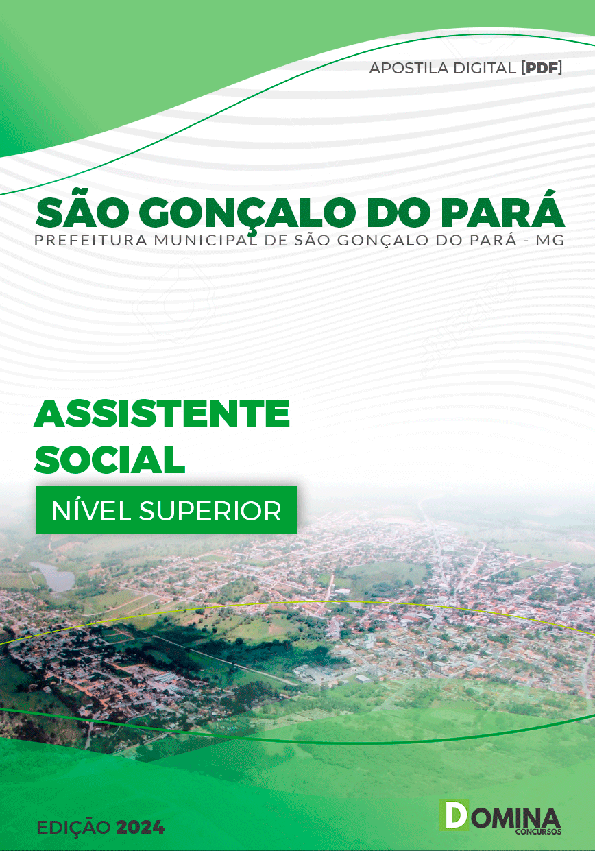Apostila Pref São Gonçalo Pará MG 2024 Assistente Social