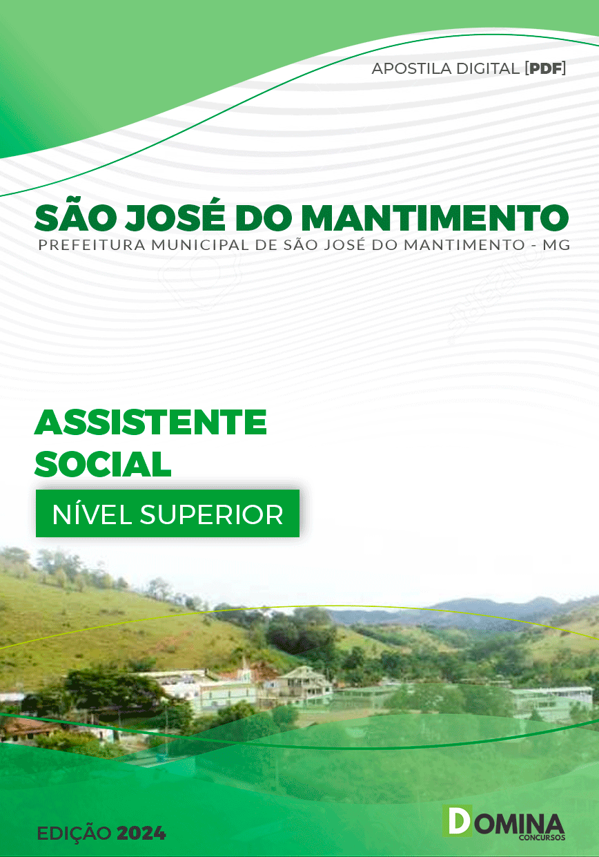 Apostila São José do Mantimento MG 2024 Assistente Social