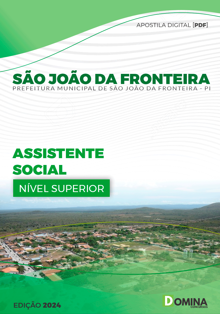 Apostila Assistente Social São João Fronteira PI 2024