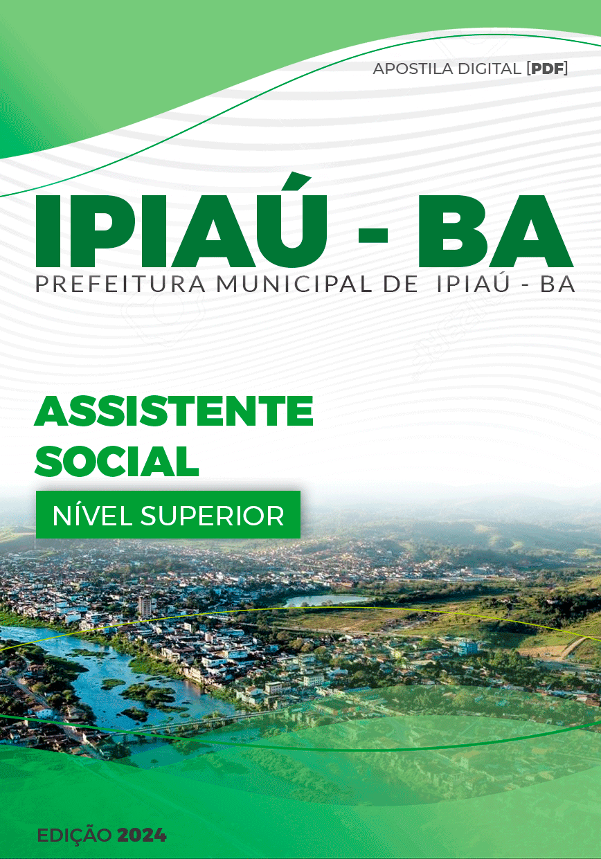 Apostila Ipiaú BA 2024 Assistente Social